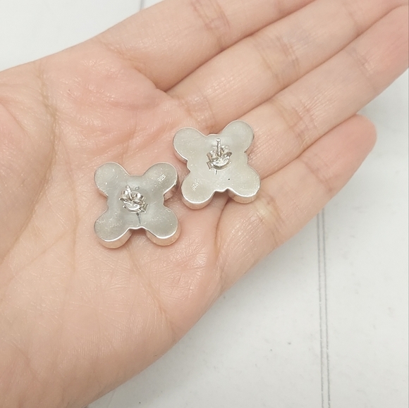 Cluster earrings - Picture 3 of 5